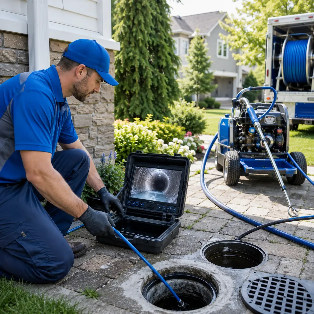 Outdoor drain cleaning professionals serving Statham, GA